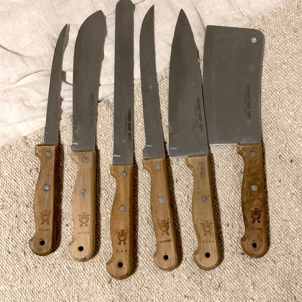 Butcher Shop Knife Set